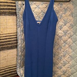 Dark blue strap dress